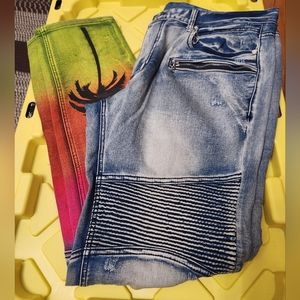 Rockstar Original Natural Selection 2.0 Pink->Yellow Palms Men's 38x32